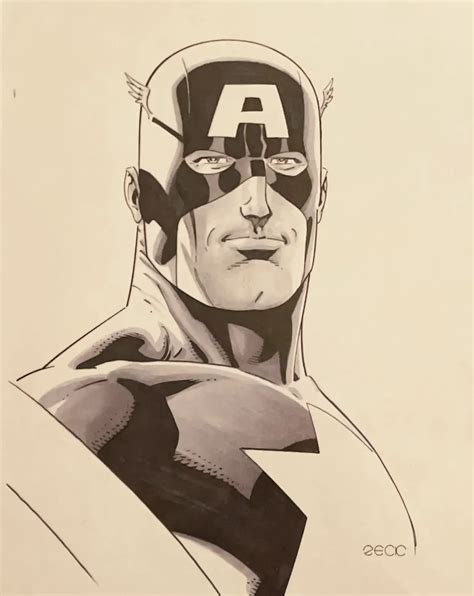 Captain America By Mike Zeck In Nathan Hanley S Nathan S Gallery