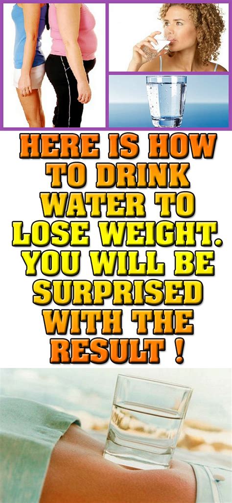 HERE IS HOW TO DRINK WATER TO LOSE WEIGHT YOU WILL BE SURPRISED WITH THE RESULT WEIGHT LOSS