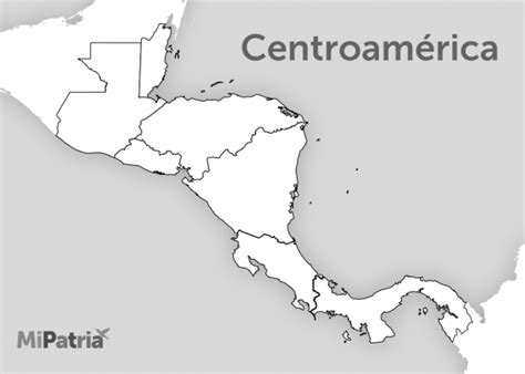 Print Map Quiz Mapa De Centroamérica Geografía Los Países De