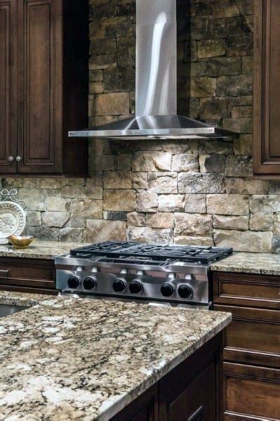 52 Inspiring Kitchen Stone Backsplash Ideas For Your Home