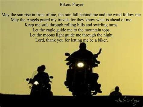 Bikers Prayer Harley Davidson Words Pinterest
