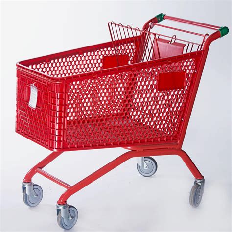 Red Plastic Shopping Trolleys Yrd Sa180