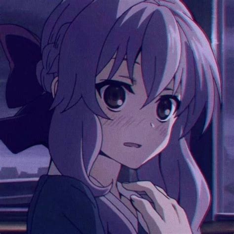Aesthetic Anime Icons Purple Themed Aesthetic Anime Anime Cute Anime Character