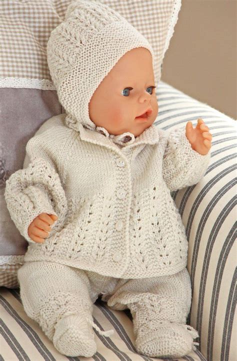 Every new little one needs to cuddle up and be warm. knitting patterns for baby dolls | Baby knitting patterns ...