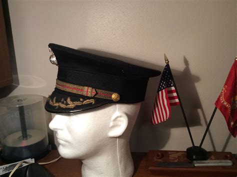 Marine Corps Officers Dress Hat 1920s Roy Berry Collection Marine