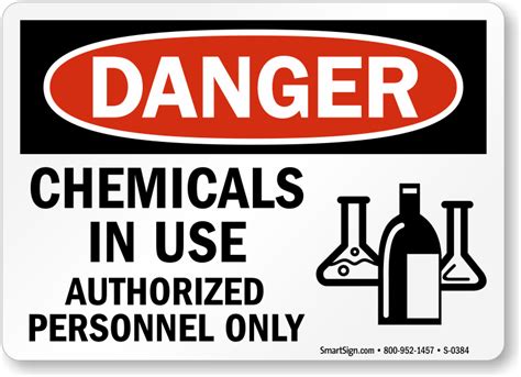 Chemical Warning Signs MySafetySign Com