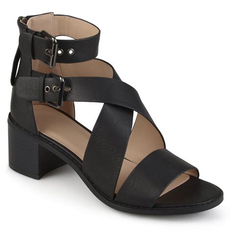 Show Off Stylish Design With Strappy Heeled Sandals By Journee