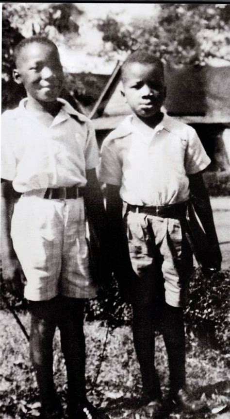 Martin Luther King Jr And Brother Alfred Daniel Williams King Black