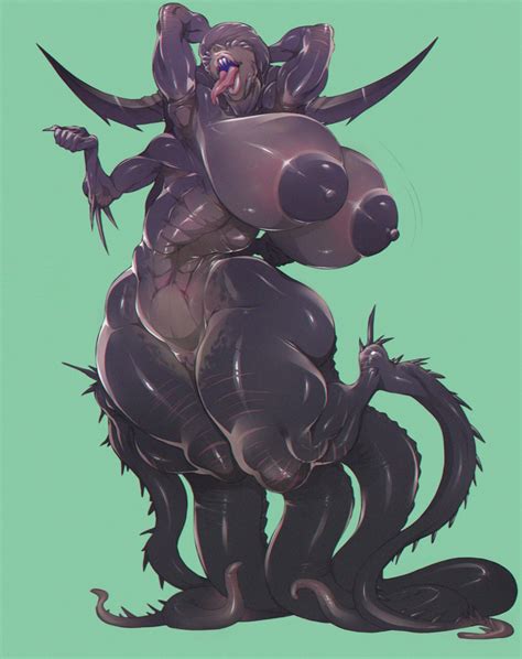 Rule 34 Alien Evolve Female Monster Monster Girl Tentacle Wraith Evolve 2435782