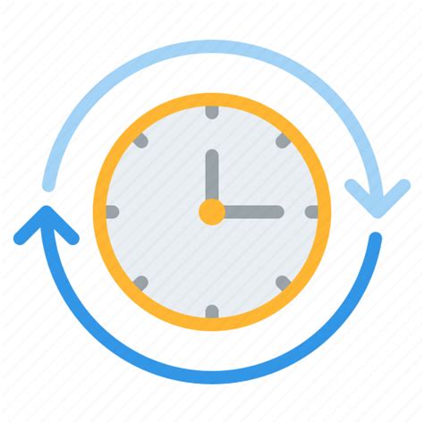 Loop Arrow Clock Time Schedule Icon Download On Iconfinder