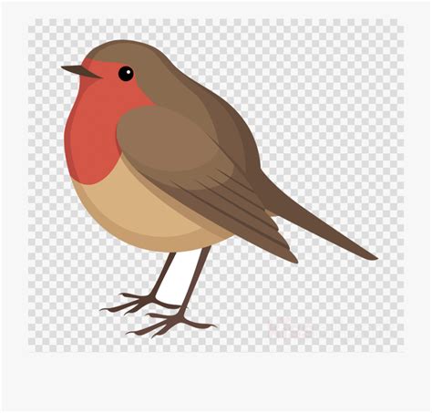 Red Robin Bird Cartoon This Clipart Image Is Transparent Backgroud And