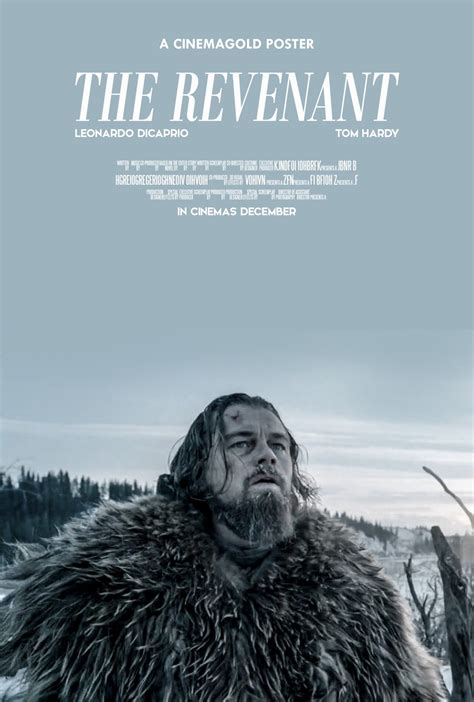 The Revenant Poster Fanmade The Revenant Movie Movie Posters The