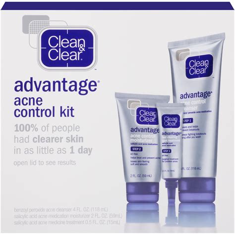 Clean And Clear Acne Control Kit 1 Kit Beauty Skin Care Acne