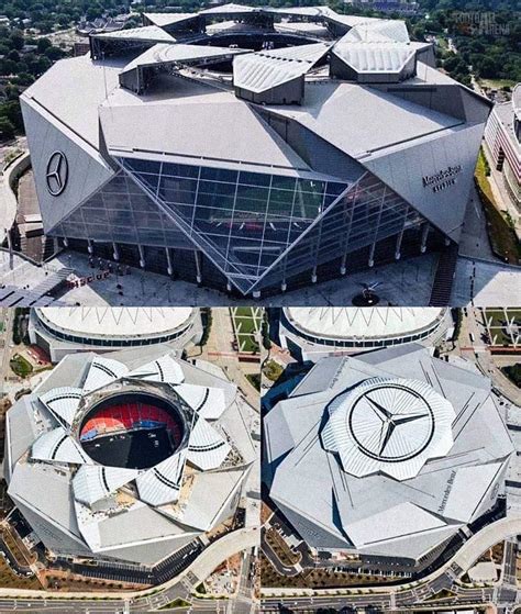 Mercedes Benz Stadium Is Among The The Football Arena