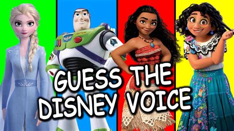 Guess The Disney Voice Youtube