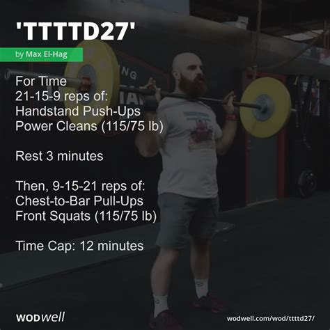 Ttttd27 Workout Crossfit Wod Wodwell