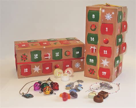 Traditional Brown Advent Calendar Kit Advent T Box