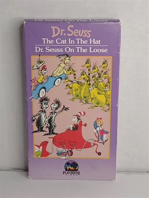 THE CAT IN The Hat Dr Seuss On The Loose 1985 VHS Tape 171 18