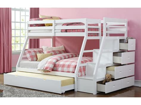 Explore our selection of bunk beds & loft beds full over full & trundle bed on bunk beds & loft beds at hayneedle. Acme Furniture Youth Jason Twin over Full Bunk Bed with ...