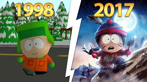 Evolution Of South Park Games 1998 2017 Youtube