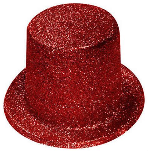 1 X Red Glitter Sparkle Top Hat Ladies Hen Night Fancy Dress Etsy