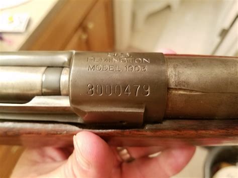 What Is The Value Of My Remington Model 1903 Serial Number