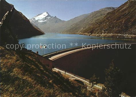 Staudamm Pumpspeicherkraftwerk Stausee Val Di Lei Piz Stella Kat