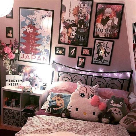 meu quarto dos sonhos♡ otaku room aesthetic aesthetic room decor kawaii room aesthetic