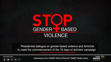 Presidential Dialogue On Gender Based Violence And Femicide Youtube