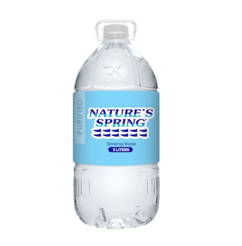 Natures Spring Purified Water 5l Lazada Ph