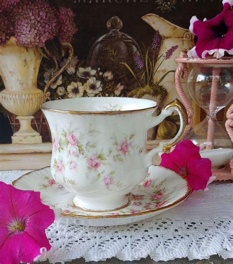 Paragon Teacup And Saucer Set Vintage Fine Bone China Made In Etsy