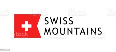 Logotype Template For Tours To Swiss Mountains Vector Lovable