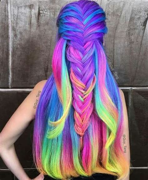 Pin By Elo Gomez Mtz2 On Hair Color Rainbow Hair Color Hair Styles