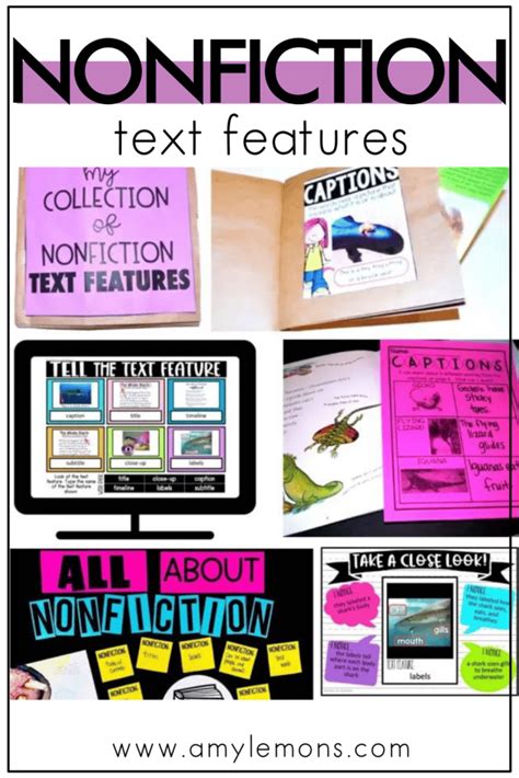 Teaching Nonfiction Text Features In The Classroom Amy Lemons