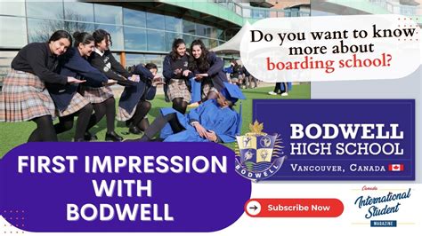 Experience Bodwell High School Our First Impressions International