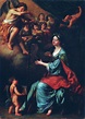 Saint Cecilia, 18th-century, circle of Mattia Preti. In the collection ...