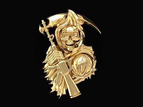 Sons Of Anarchy Pendant 3045 3d Model 3d Printable Cgtrader