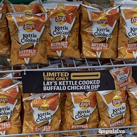 Spotted Lays Kettle Cooked Buffalo Chicken Dip Potato Chips The