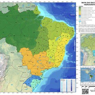 Mapa Das Bacias E Sub Bacias Do Brasil Map Of Basins And Sub Basin My