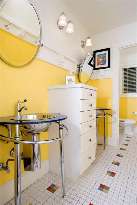 10 Yellow Bathroom Ideas Hgtvs Decorating And Design Blog Hgtv