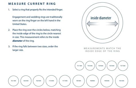 Engagement And Wedding Ring Size Chart Printable