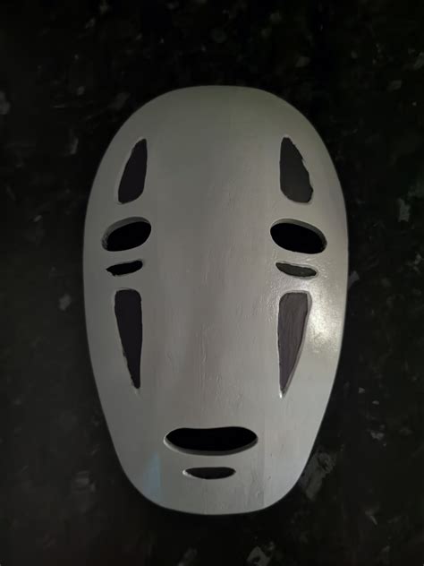 No Face Prop Mask Spirited Away 3d Printed Display Etsy