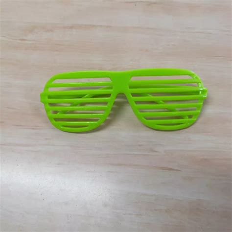 Buy Neon Shutter Shades Glasses Asst Colors Smiffys Rubies