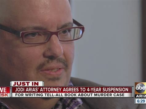 Arias Lawyer Faces Suspension For Writing Book