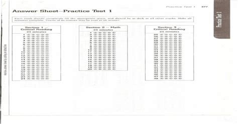 Psat Answer Sheet Fill Out And Sign Printable Pdf Tem
