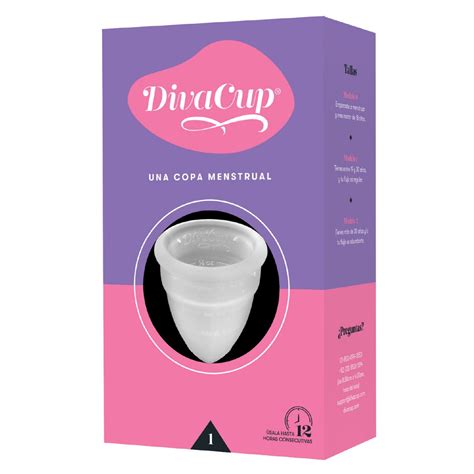 Copa Menstrual Diva Cup 1 Blanca Gran Almacen
