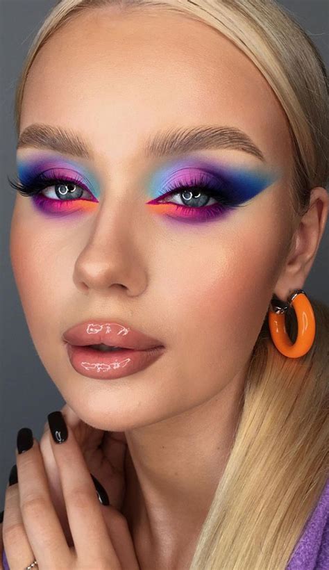 Glam Makeup Bold Eye Makeup Bold Makeup Looks Bright Makeup Fancy Makeup Colorful Eye