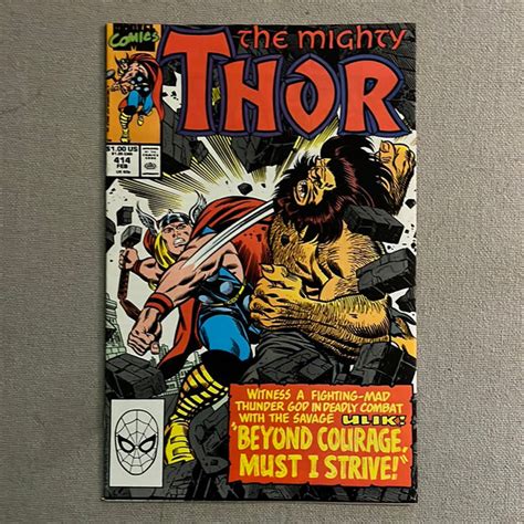 Thor 414 Ulik Rocks Vfnm East Bay Comics