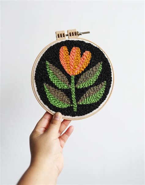 Free Punch Needle Embroidery Patterns Wonder Forest