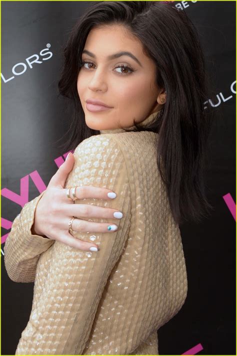 Kylie Jenner Celebrates New Line Of Sinful Colors Nail Polishes Photo